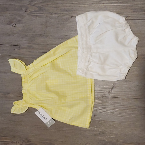 Carter's | Baby Girl Summer Outfit | Tank and Shorts | NWT - Picture 2 of 8
